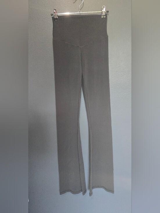 aerie Pants - Offline By aerie Gray High-Rise Flare Leggings